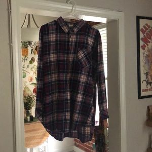 H&M woman’s flannel long shirt